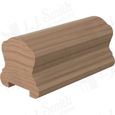 L.J. Smith Plowed Handrail · LJ-6B10P0-08-P — stair parts selection with LeviArs Design & Remodeling