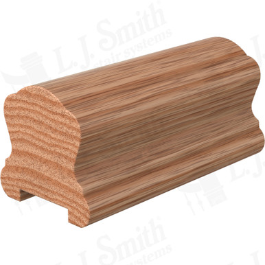 L.J. Smith Plowed Handrail · LJ-6B10P0-10-O — stair parts selection with LeviArs Design & Remodeling
