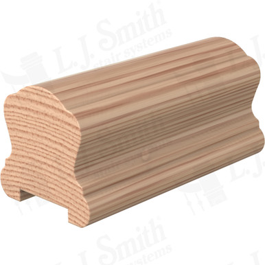 L.J. Smith Plowed Handrail · LJ-6B10P0-12-H — stair parts selection with LeviArs Design & Remodeling