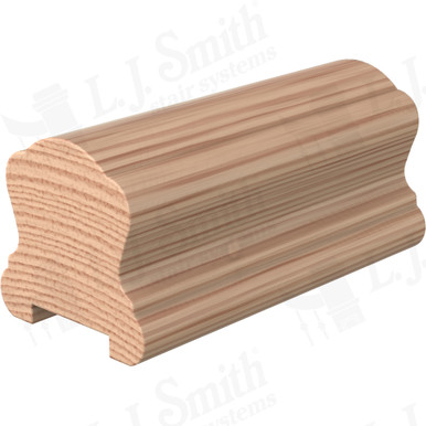 L.J. Smith Plowed Handrail · LJ-6B10P0-16-H — stair parts selection with LeviArs Design & Remodeling