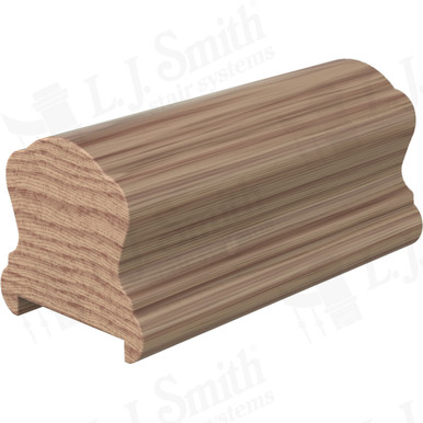 L.J. Smith Plowed Handrail · LJ-6B10P1-14-HK — stair parts selection with LeviArs Design & Remodeling