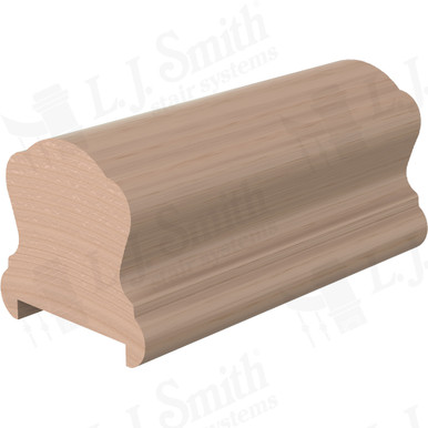 L.J. Smith Plowed Handrail · LJ-6B10P1-14-M — stair parts selection with LeviArs Design & Remodeling