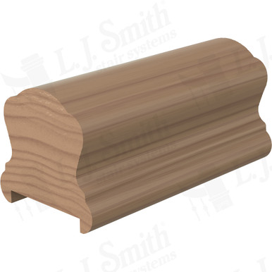 L.J. Smith Plowed Handrail · LJ-6B10P1-20-P — stair parts selection with LeviArs Design & Remodeling