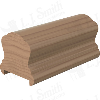 L.J. Smith Plowed Handrail · LJ-6B10P1FJ1-P — stair parts selection with LeviArs Design & Remodeling