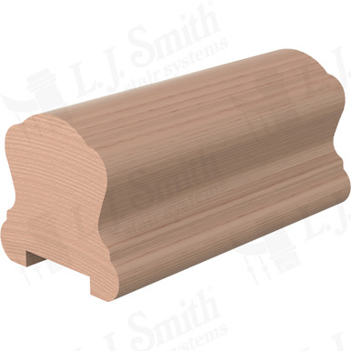 L.J. Smith Plowed Handrail · LJ-6B10PC0-08-HM — stair parts selection with LeviArs Design & Remodeling