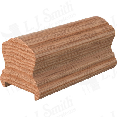 L.J. Smith Plowed Handrail · LJ-6B10PC1-08-O — stair parts selection with LeviArs Design & Remodeling