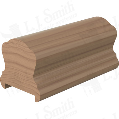 L.J. Smith Plowed Handrail · LJ-6B10PC1-08-P — stair parts selection with LeviArs Design & Remodeling