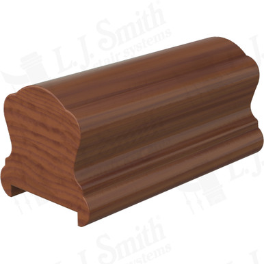 L.J. Smith Plowed Handrail · LJ-6B10PC1-10-C — stair parts selection with LeviArs Design & Remodeling