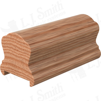 L.J. Smith Plowed Handrail · LJ-6B10PC1-10-O — stair parts selection with LeviArs Design & Remodeling