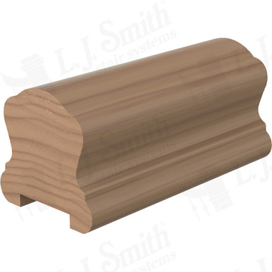 L.J. Smith Plowed Handrail · LJ-6B10PS0-12-P — stair parts selection with LeviArs Design & Remodeling