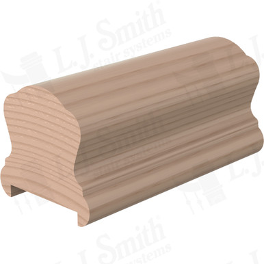 L.J. Smith Plowed Handrail · LJ-6B10PS1-10-M — stair parts selection with LeviArs Design & Remodeling