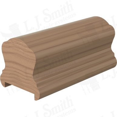 L.J. Smith Plowed Handrail · LJ-6B10PS1-10-P — stair parts selection with LeviArs Design & Remodeling