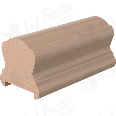 L.J. Smith Plowed Handrail · LJ-6B10PS1-14-M — stair parts selection with LeviArs Design & Remodeling