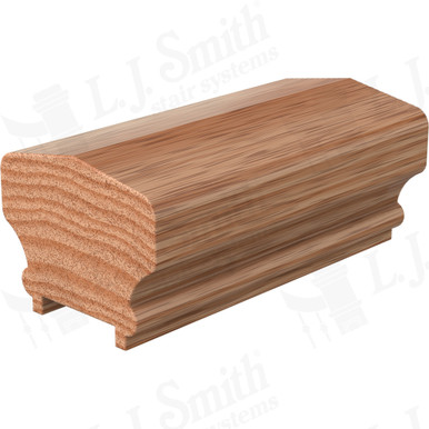 L.J. Smith Plowed Handrail · LJ-6C01PC-06-O — stair parts selection with LeviArs Design & Remodeling