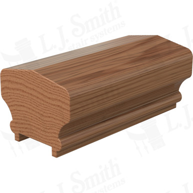 L.J. Smith Plowed Handrail · LJ-6C01PC-06-WO — stair parts selection with LeviArs Design & Remodeling