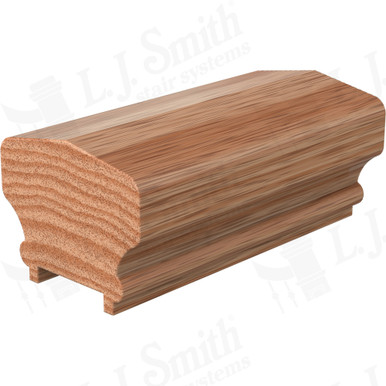 L.J. Smith Plowed Handrail · LJ-6C01PC-10-O — stair parts selection with LeviArs Design & Remodeling