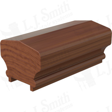 L.J. Smith Plowed Handrail · LJ-6C01PC-12-C — stair parts selection with LeviArs Design & Remodeling