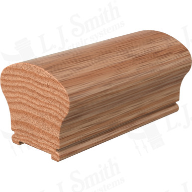L.J. Smith Plowed Handrail · LJ-6W09PSC-08-O — stair parts selection with LeviArs Design & Remodeling