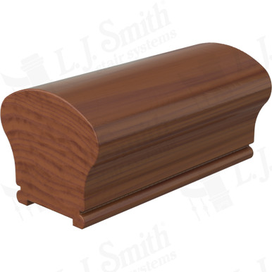 L.J. Smith Plowed Handrail · LJ-6W09PSC-10-C — stair parts selection with LeviArs Design & Remodeling