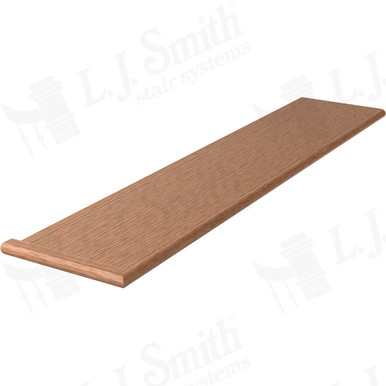 L.J. Smith Reversible Miter Return Tread · 807010X421RV — stair parts selection with LeviArs Design & Remodeling