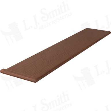 L.J. Smith Reversible Miter Return Tread · 807010X421RV-C — stair parts selection with LeviArs Design & Remodeling