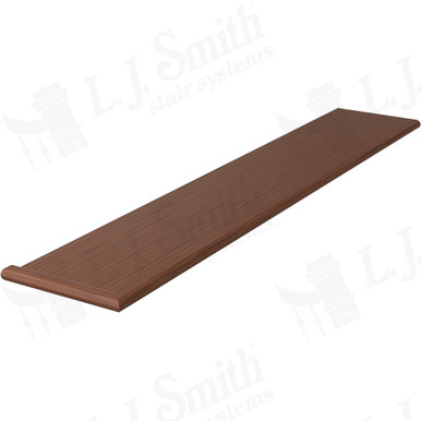 L.J. Smith Reversible Miter Return Tread · 807010X541RV-C — stair parts selection with LeviArs Design & Remodeling