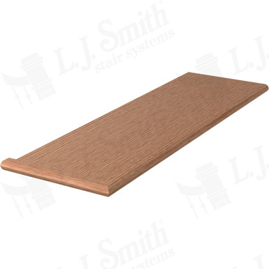 L.J. Smith Reversible Miter Return Tread · 807011X361RV — stair parts selection with LeviArs Design & Remodeling