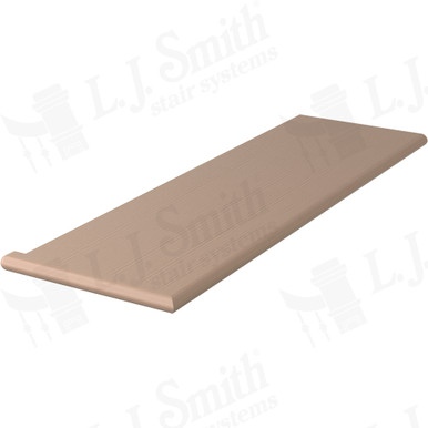 L.J. Smith Reversible Miter Return Tread · 807011X361RV-M — stair parts selection with LeviArs Design & Remodeling