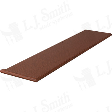 L.J. Smith Reversible Miter Return Tread · 807011X481RV-BRZC — stair parts selection with LeviArs Design & Remodeling
