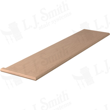 L.J. Smith Reversible Miter Return Tread · 807011X481RV-H — stair parts selection with LeviArs Design & Remodeling