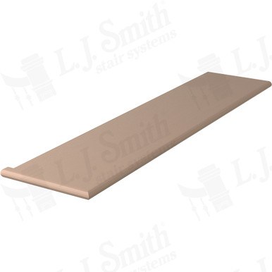 L.J. Smith Reversible Miter Return Tread · 807011X481RV-M — stair parts selection with LeviArs Design & Remodeling
