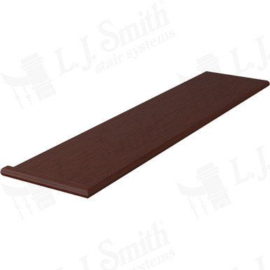 L.J. Smith Reversible Miter Return Tread · 807011X481RV-MH — stair parts selection with LeviArs Design & Remodeling