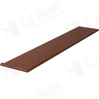 L.J. Smith Reversible Miter Return Tread · 807011X601RV-BRZC — stair parts selection with LeviArs Design & Remodeling