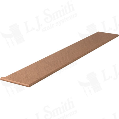 L.J. Smith Reversible Miter Return Tread · 807011X721RV — stair parts selection with LeviArs Design & Remodeling