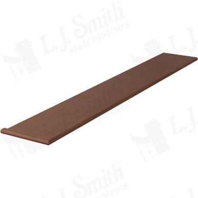 L.J. Smith Reversible Miter Return Tread · 807011X721RV-C — stair parts selection with LeviArs Design & Remodeling