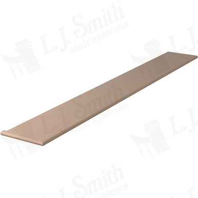L.J. Smith Reversible Miter Return Tread · 807011X841RV-M — stair parts selection with LeviArs Design & Remodeling