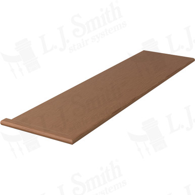 L.J. Smith Reversible Miter Return Tread · 807311X421RV-WO — stair parts selection with LeviArs Design & Remodeling