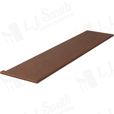 L.J. Smith Reversible Miter Return Tread · 807311X481RV-C — stair parts selection with LeviArs Design & Remodeling
