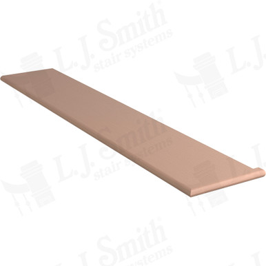 L.J. Smith Right Hand Miter Return Tread · 807010X54RH-M — stair parts selection with LeviArs Design & Remodeling