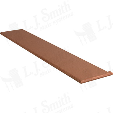 L.J. Smith Right Hand Miter Return Tread · 807010X54RH-WO — stair parts selection with LeviArs Design & Remodeling