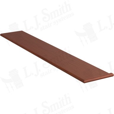 L.J. Smith Right Hand Miter Return Tread · 807010X72RH-C — stair parts selection with LeviArs Design & Remodeling