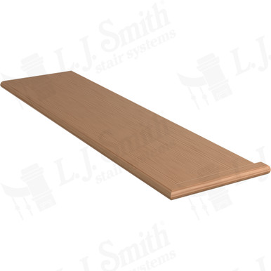 L.J. Smith Right Hand Miter Return Tread · 807011X42RH-AL — stair parts selection with LeviArs Design & Remodeling