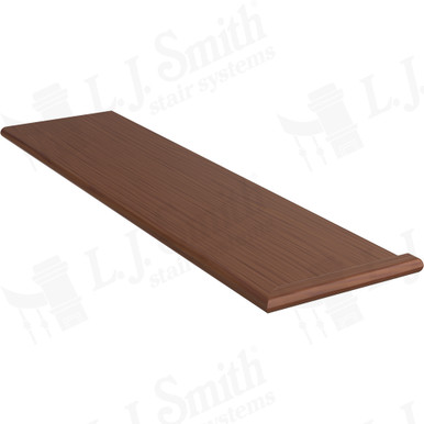 L.J. Smith Right Hand Miter Return Tread · 807011X42RH-C — stair parts selection with LeviArs Design & Remodeling