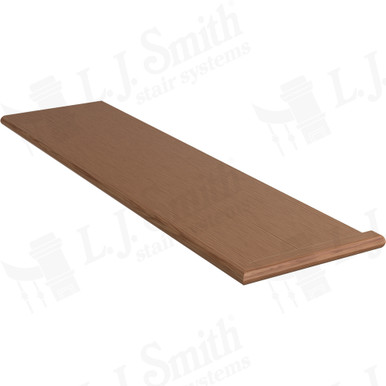 L.J. Smith Right Hand Miter Return Tread · 807011X42RH-WO — stair parts selection with LeviArs Design & Remodeling