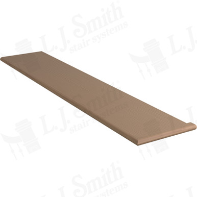 L.J. Smith Right Hand Miter Return Tread · 807011X54RH-P — stair parts selection with LeviArs Design & Remodeling