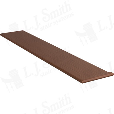L.J. Smith Right Hand Miter Return Tread · 807011X60RH-C — stair parts selection with LeviArs Design & Remodeling