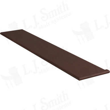 L.J. Smith Right Hand Miter Return Tread · 807011X60RH-W — stair parts selection with LeviArs Design & Remodeling