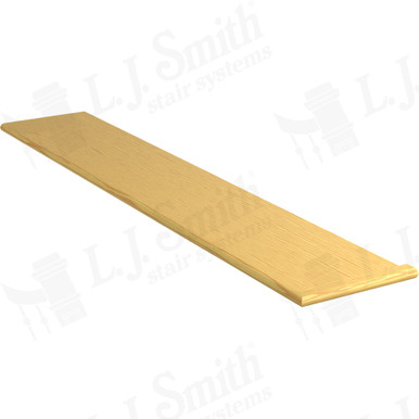 L.J. Smith Right Hand Miter Return Tread · 807011X60RH-YP — stair parts selection with LeviArs Design & Remodeling