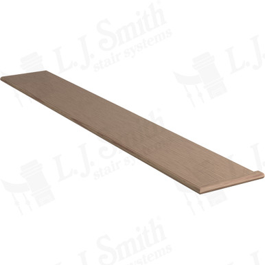 L.J. Smith Right Hand Miter Return Tread · 807011X72RH-HK — stair parts selection with LeviArs Design & Remodeling
