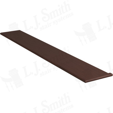 L.J. Smith Right Hand Miter Return Tread · 807011X72RH-W — stair parts selection with LeviArs Design & Remodeling